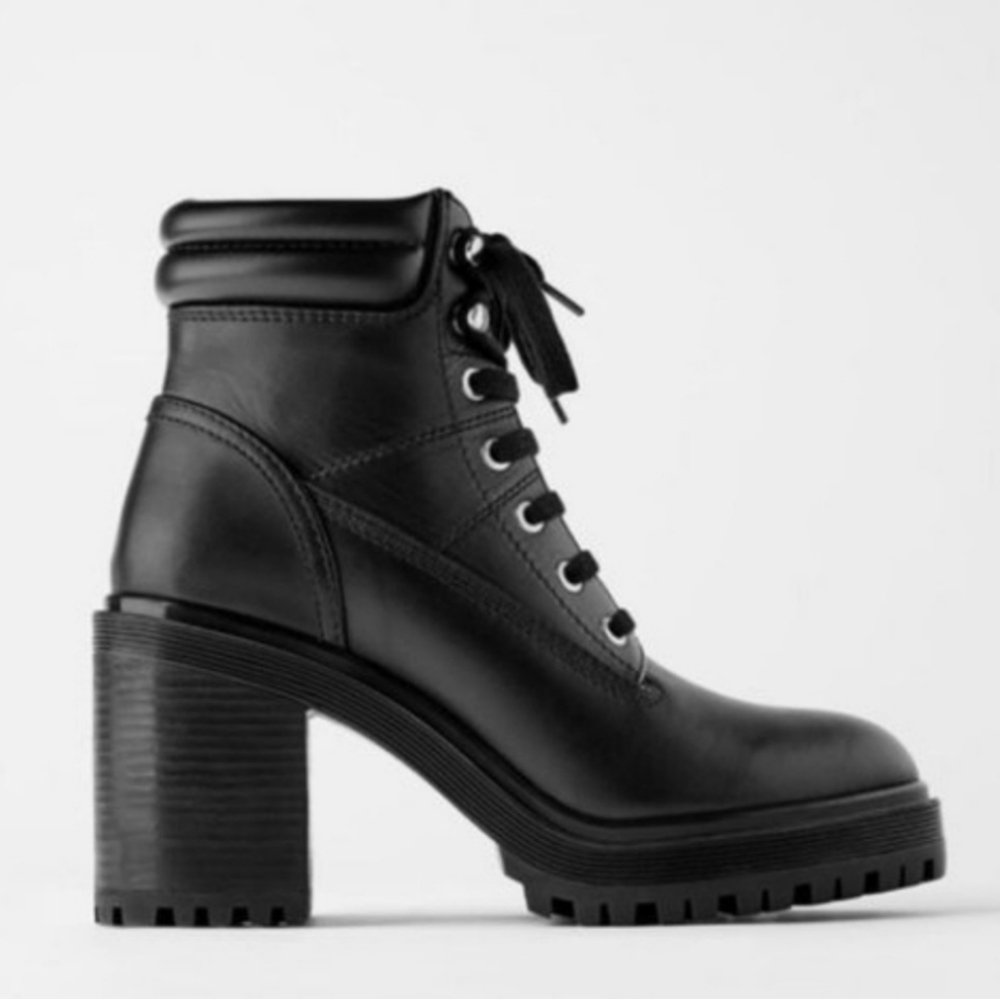 NWT Zara Black Boots Size 8